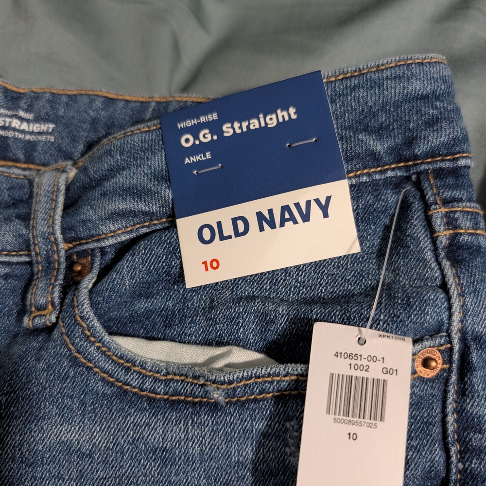 Old Navy High-Rise O.G. Straight Jeans